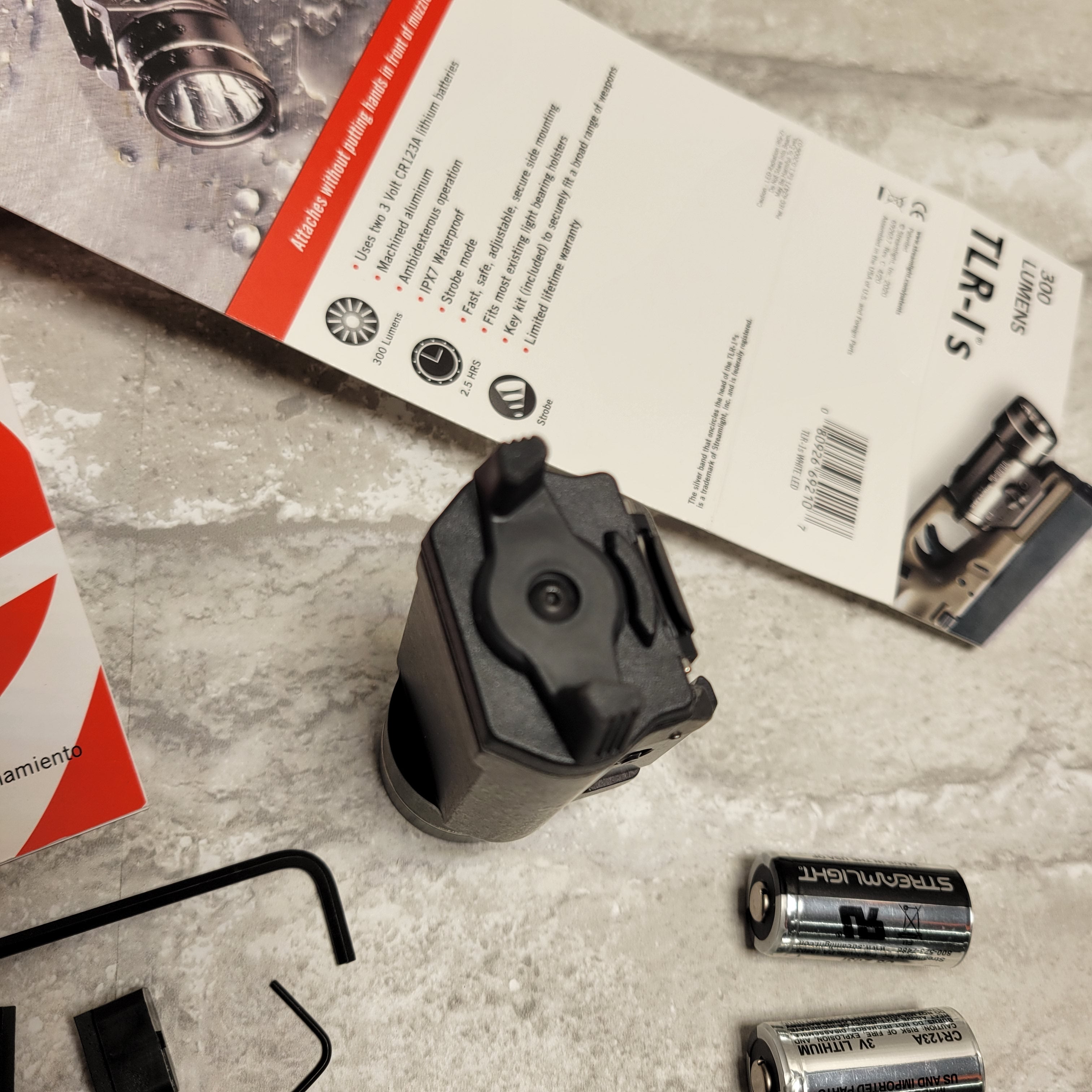 Streamlight TLR-1S Rail Mounted Tactical LED Flashlight *NOT WORKING* (8010971119854)